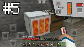 Выживание с модами на телефоне в Minecraft Bedrock Edition (1.11) #5 - Геотермальный генератор