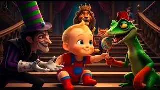 Jokar Lion Fox and Shark Attack On a baby || Funny Moments || Attack on a baby || @Nanamonkey511 