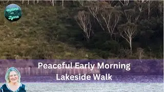 Early Morning Walk at Wentworth Falls Lake With Pretty Skies and Sculptures