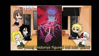 ||MHA react to Deku's future||Deku as Gojo||MHA X JJK||