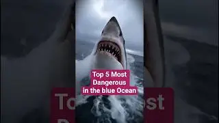 Top 5 Most dangerous in the blue ocean #blueocean #fivedangerous #animalworld