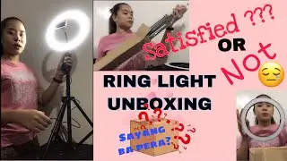 UNBOXING 26cm ring light | How to set up ring light