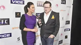 General Hospital and the Bay Actress Lilly Melgar wears single dress by Galina on the red carpet.
