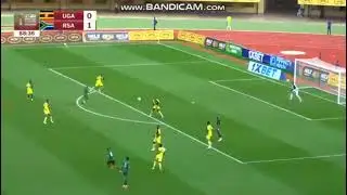 Uganda vs South Africa. Amazing Goal by Patrick Maswanganyi