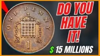 Top 10 UK  New One Penny Rare 1971 penny Coins Worth Collecting That Could Be Worth a Fortune!