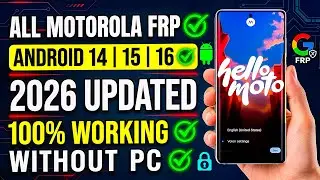 🔐 Motorola FRP Bypass 2026 | Google Account Unlock Android 14/15/16 | No PC (USA)