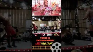 Mariah May is almost hip tossed by Colten Gunn #prowrestling #aew #aewrevolution #shorts