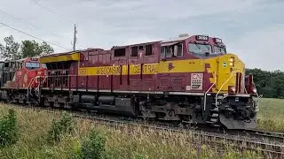 Wisconsin Central Heritage Unit CN 3069 CN Train 394 Mile 42 Halton Subdivision August 21 2022￼