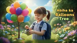 Balloons 🎈 ka darakht comedy video #balloon #comedy #fatherdaughtercomedy #abihareelsofficial 