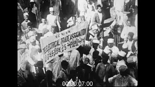 Political Protests in India, 1930s - Film 1092828