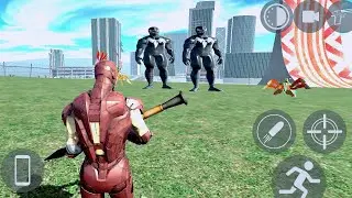 Iron Man vs Venom Zombie ||Indian Bike's Driving 3d gta 5 mod game play || #funnyvideo 