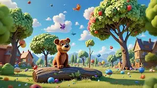 The Teddy That Climbed a Tree 🧸🌳 | Funny Nursery Rhyme for Kids