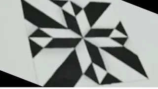 HOW TO EASY 3D DRAWING ON PAPER ll GEOMETRIC PATTERN ll 3D OPTICAL ILLUSION