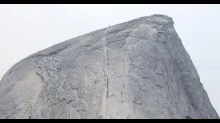Half Dome, Vernal Fall, and Nevada Fall