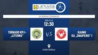 U14 berniukų čempionatas: Tornado KM I-„Literna“ – Kauno KA „Snaiperis“ I