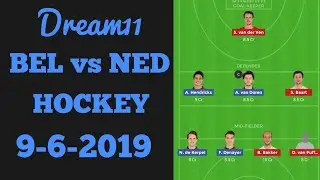 BEL vs NED HOCKEY Dream11 Match team