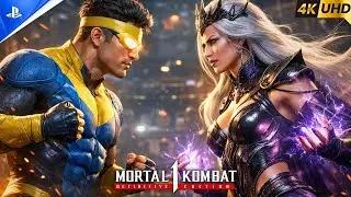 Непобедимая против Синдел &ndash; Эксклюзивный бой | Mortal Kombat 1 | 4K Full HD 60FPS