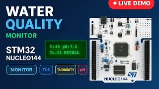 STM32 Water Quality Monitor - Live Sensor Readings Demo