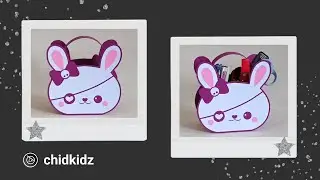 Kawaii Cute Pirates Bunny Multipurpose Bag Cardboard [ 3 Minute Craft ]