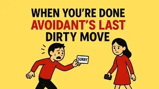 When An Avoidant Realizes You're Done... They Play Their Last Dirty Card