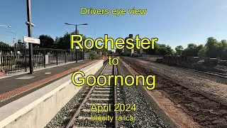 Drivers eye view, Rochester to Goornong,  Apr 2024