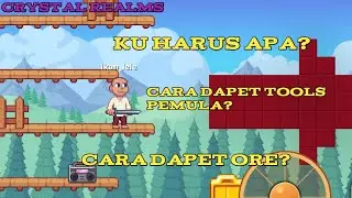Langkah-Langkah Awalku di crystal Realms : Cara Crafting Dasar dan mining