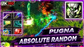 ► Dota 1, ABSOLUTE RANDOM -  Командная Pugna, которая пушит с 0-й ! ◄