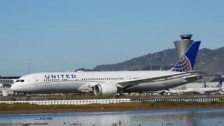San Francisco Airport Plane Spotting 2017 COMPILATION [Part 1]