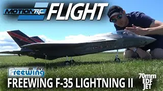 Freewing F-35 Lightning II &mdash; обзор полётов в Grass Ops &mdash; Motion RC