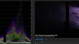Adobe Premiere LumetriScope vs. SlowMo Lightning Strikes