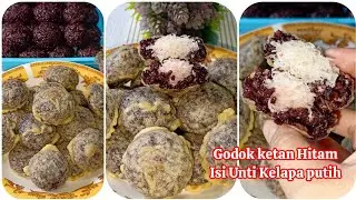 Cara Membuat Godok Ketan Hitam Isi Unti Kelapa Putih!Enak Manis & Gurih.Bisa Untuk Ide Jualan Lho!