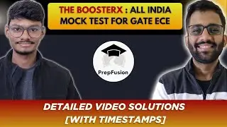 🔥BoosterX(EC) Solutions by PrepFusion : AIMT FOR GATE