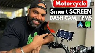 Установка смарт-экрана CarPlay на мотоцикл — навигация, TPMS и видеорегистратор.