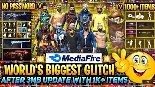 After 1MB Update❗Free Fire VIP Glitch Pack❗Data Config FF❗Dress Glitch Free Fire❗New Vip Glitch❗