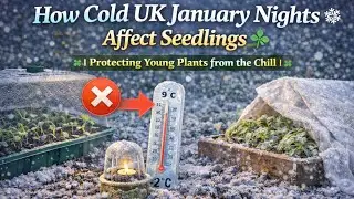🎥 ✅ ❄️ How Cold UK January Nights Affect Seedlings 🌱 | Protecting Young Plants from the Chill