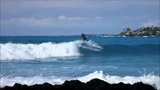 Lyman's surfing on the big island Hawaii