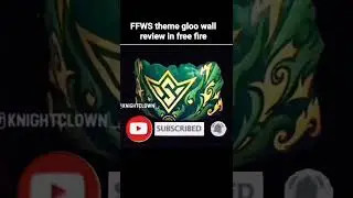 FFWS THEME GLOO WALL SKIN REVIEW IN FREE FIRE #freefire #shorts