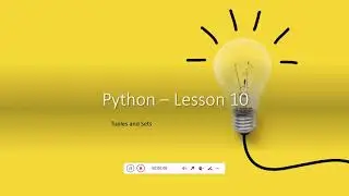 Python   Tuples and Sets