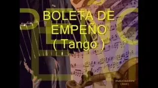 Jorge Sobral  -  Mario Demarco - BOLETA DE EMPE&Ntilde;O