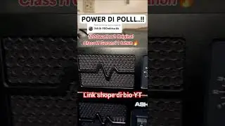 Power Ashley DA3000 Class H original 2 channel x 1200 watt recommended built up field specs