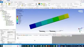 Analysis of Column Simulation in Ansys Workbench | Beam | Static Structural | Basic Ansys Tutorial