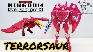 Kingdom TERRORSAUR! War For Cybertron Golden Disk Collection Review! Bert The Stormtrooper Reviews!