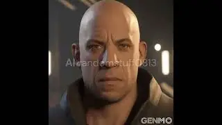Unreal engine version of Vin Diesel #shorts #actor #fastandfurious #ai