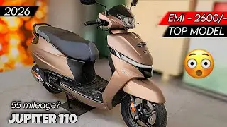 TVS Jupiter 110 Review 2026 🔥 | EMI ₹2600 | Full detailed review 💯💪 | service, mileage?