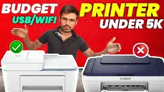 BEST BUDGET PRINTERS UNDER 5,000₹🔥USB & WIFI WIRLESS🔥FOR HOME USE COLOUR PRINTER