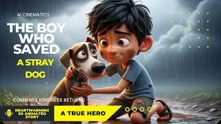 The Boy Who Saved a Stray Dog 🐶&ndash; 💖Heartwarming Disney Pixar 3D Animated Story 🎬AI Cinematics