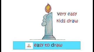 How to draw a candle|| candle art|| candle drawing easy way|| birthday candle drawing