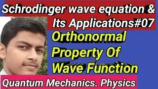 Orthonormal property of Wave function