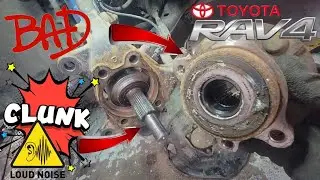 TOYOTA RAV4 Bad Clunk Grind Sound!  #mechanic #diyrepair