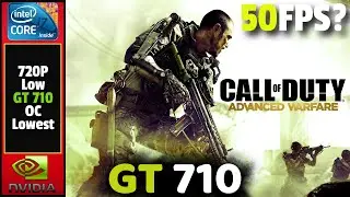 Call of Duty Advanced Warfare | GT 710 1gb | I7 860 | 10gb Ram | Benchmark
